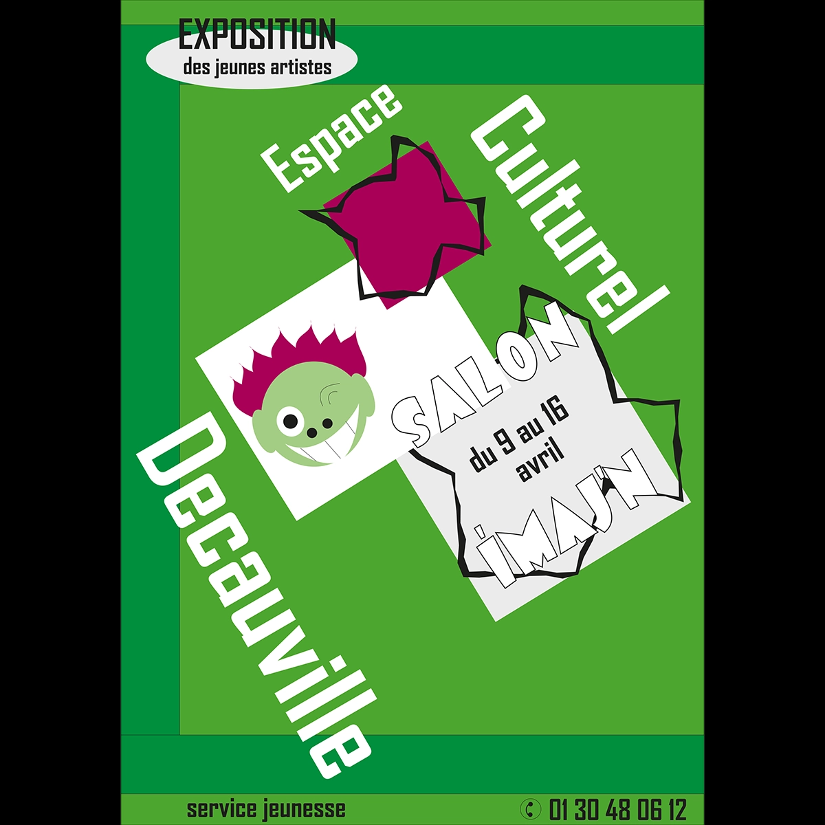 Affiche sur le salon IMAJ'N à l'espace Decauville