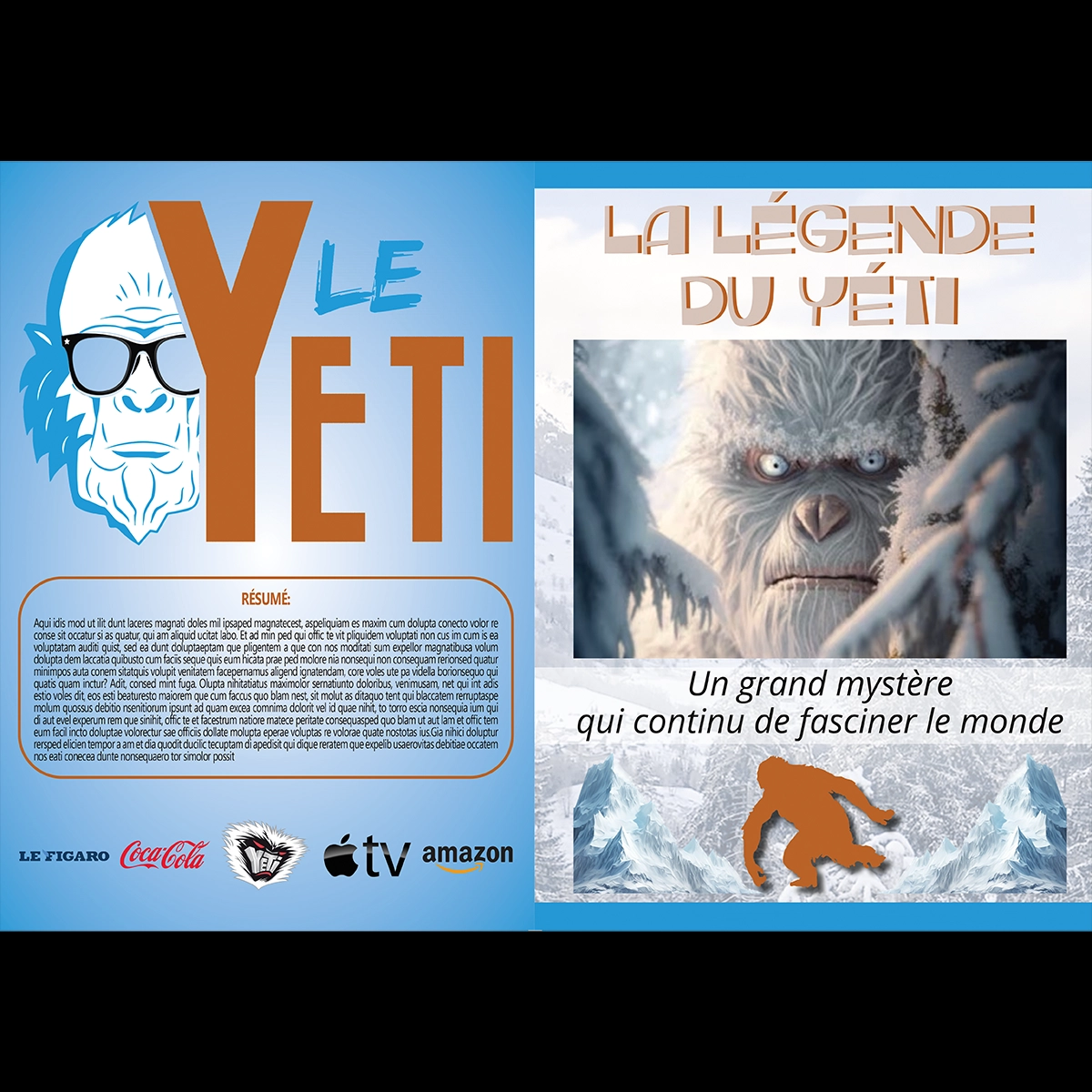 Brochure sur la Légende du Yéti couverture