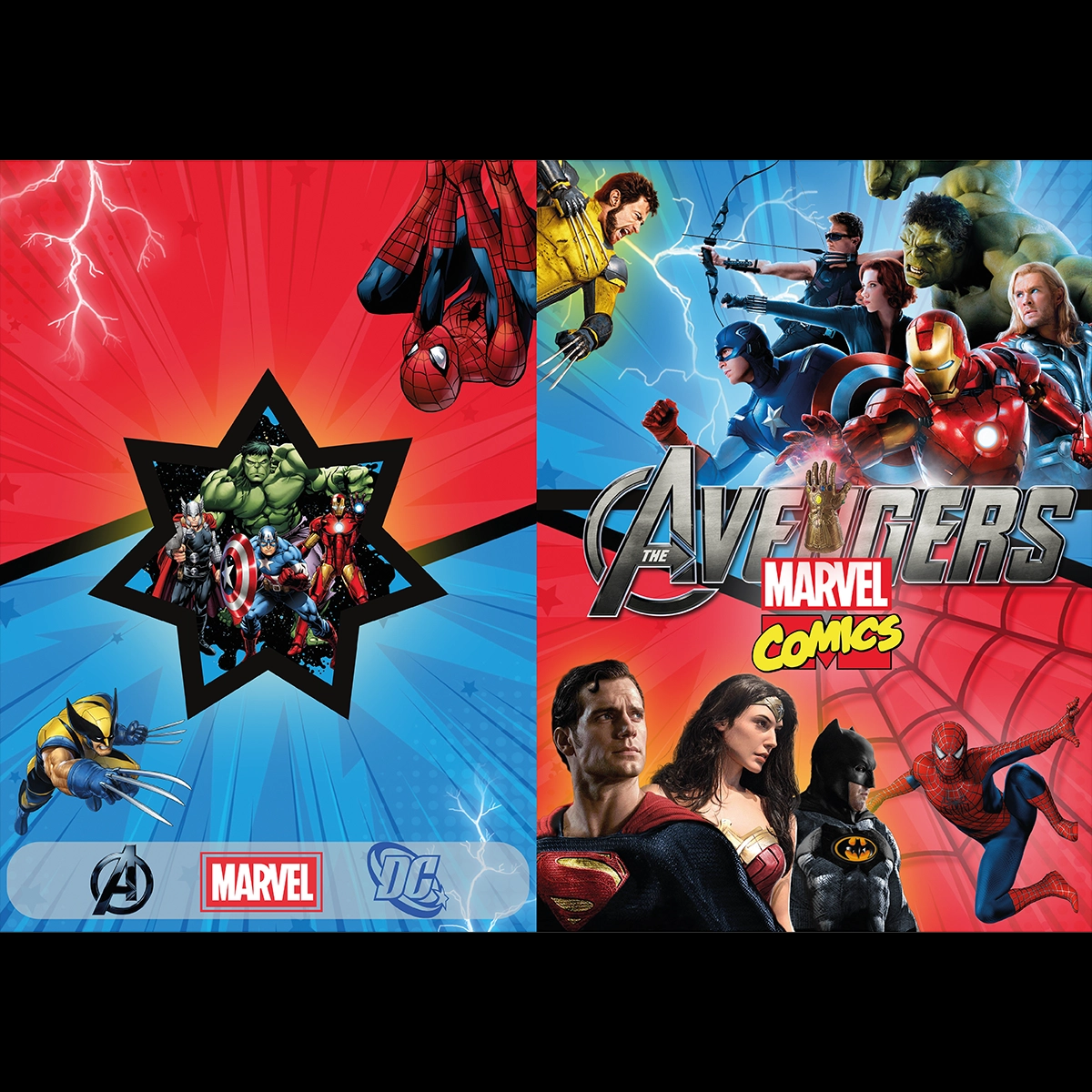 Brochure Marvel vs DC Comics couverture