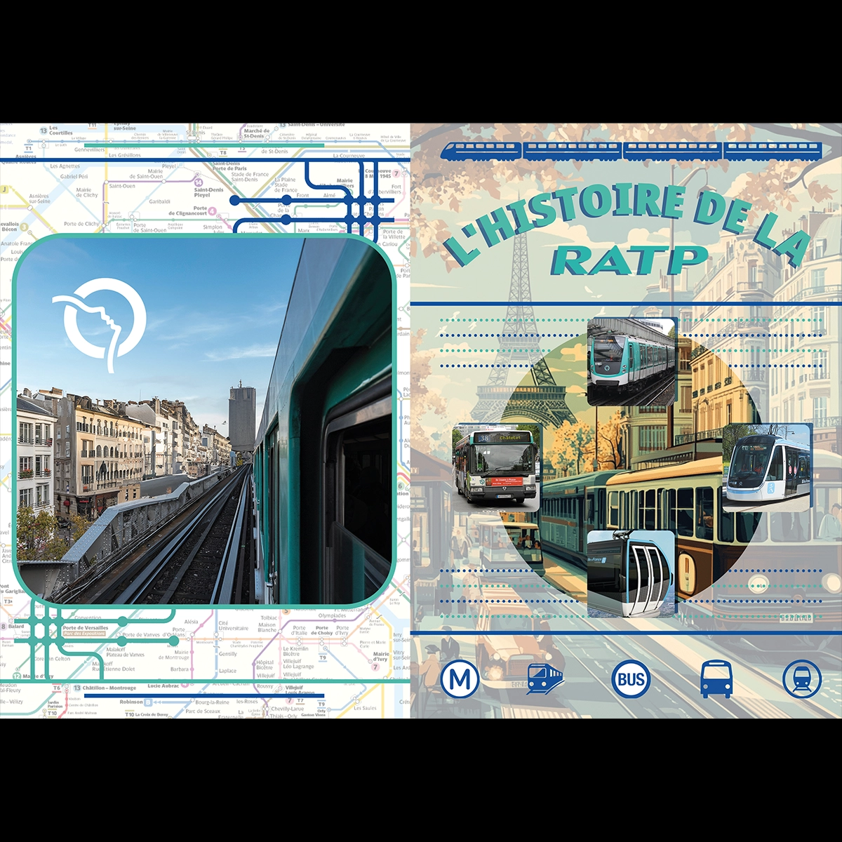 Brochure sur l'histoire de la RATP couverture