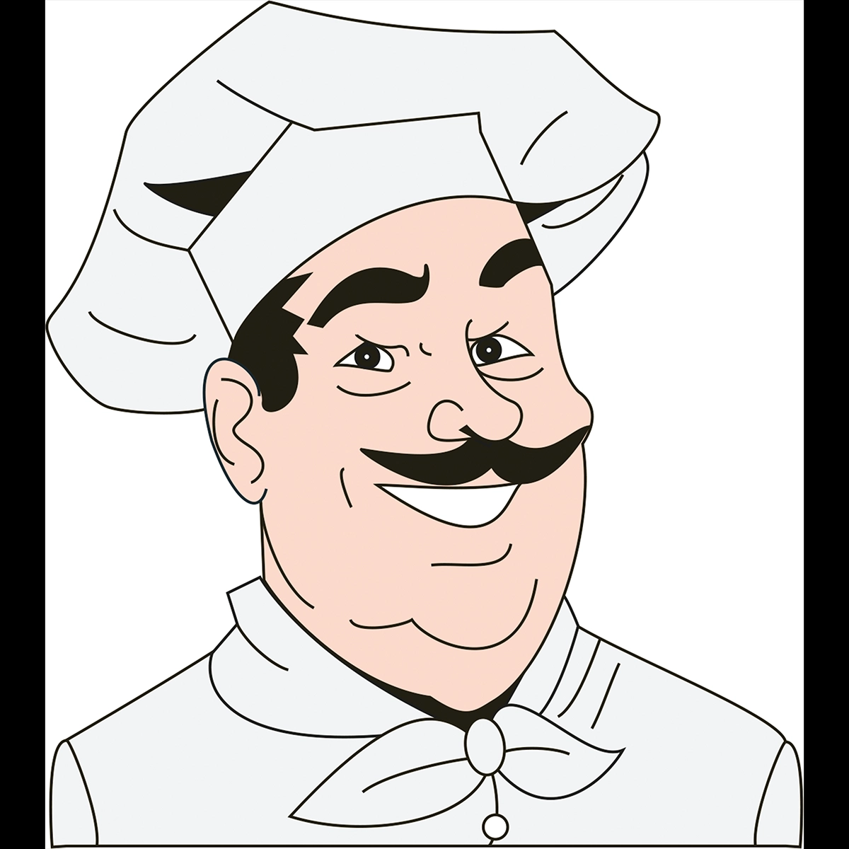 Portrait d'un chef cuisto