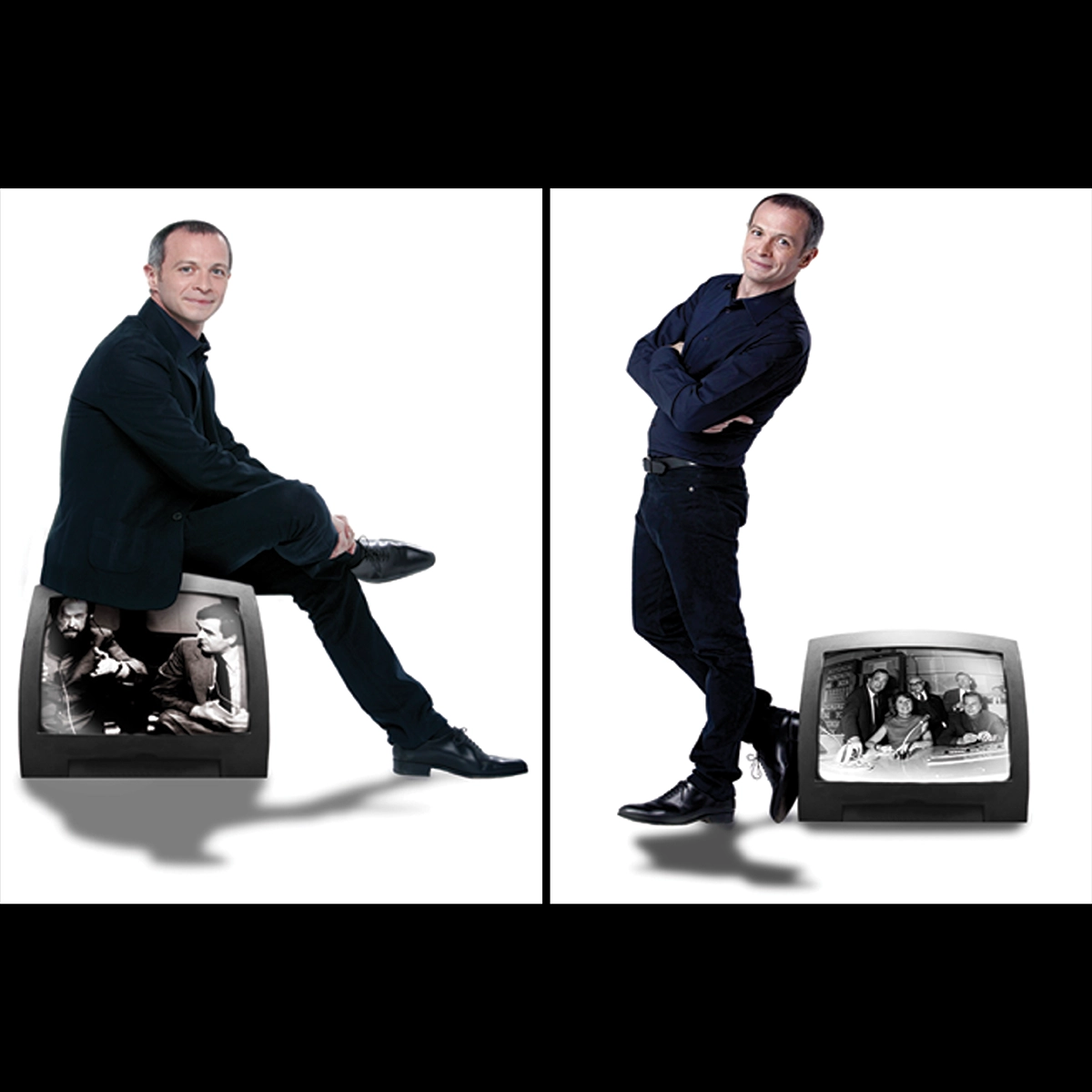 Photomontage avec Samuel Etienne pour l'émission Téléscopie